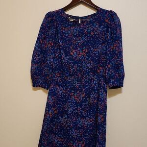 Tabby: 80s vintage floral dresm size 8